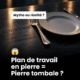 Plan de travail de cuisine en pierre naturelle à la finition mate contemporaine - photo 1